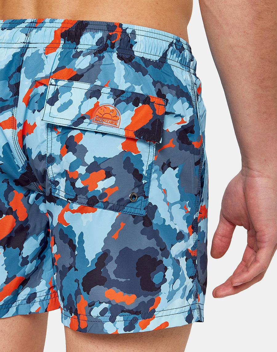 Sundek Costume da bagno corto con stampa Camo Sketch M633BDRT42C-4242C Nuovi prodotti