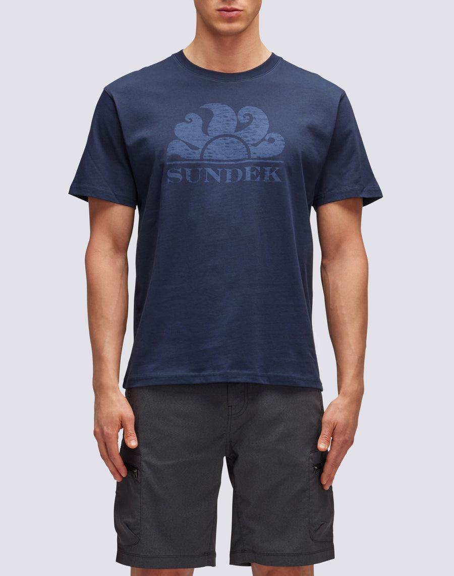 Sundek T-shirt New Simeon girocollo con logo M021TEJ78OT-00700 Latest stili
