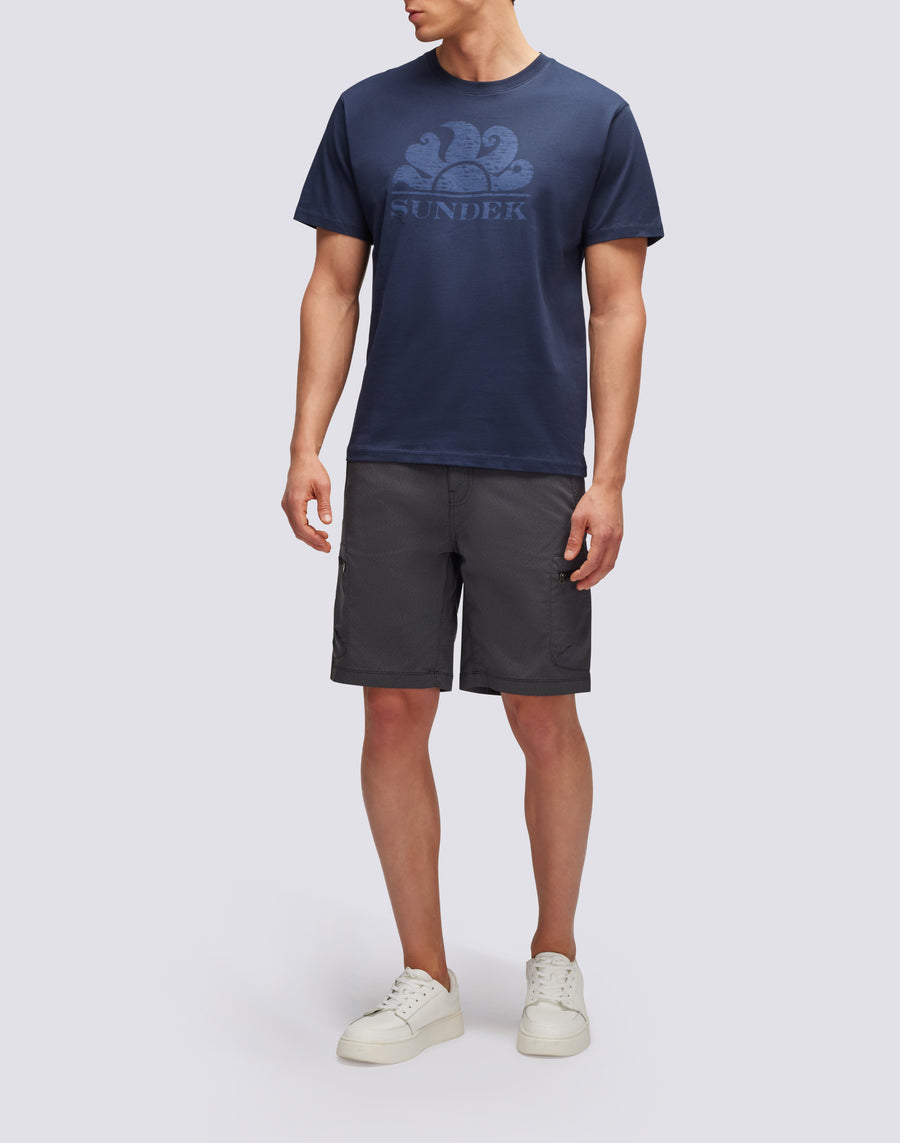 Sundek T-shirt New Simeon girocollo con logo M021TEJ78OT-00700 Latest stili