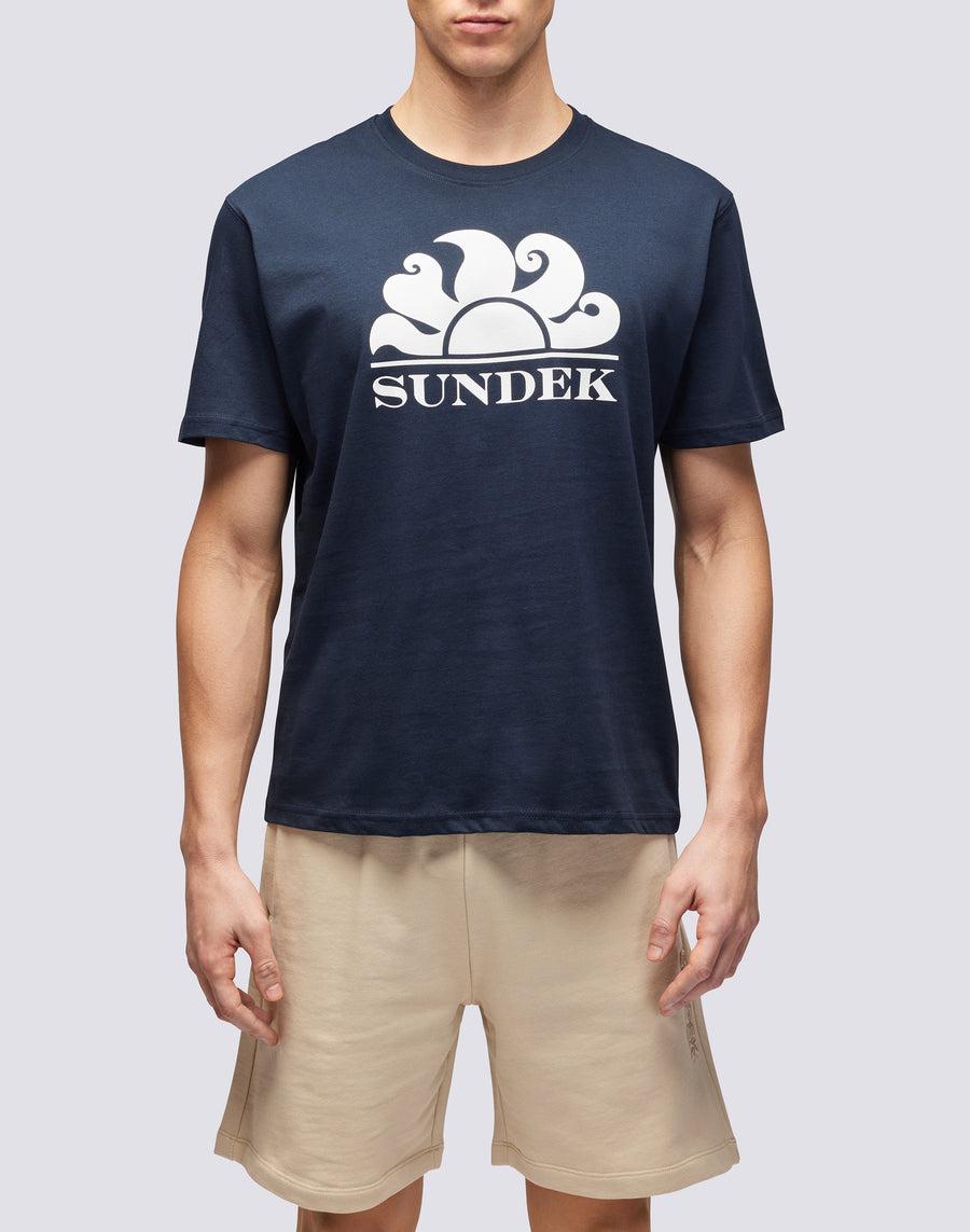 Sundek T-shirt New Simeon girocollo con logo M021TEJ7800-00704 Promozione temporanea