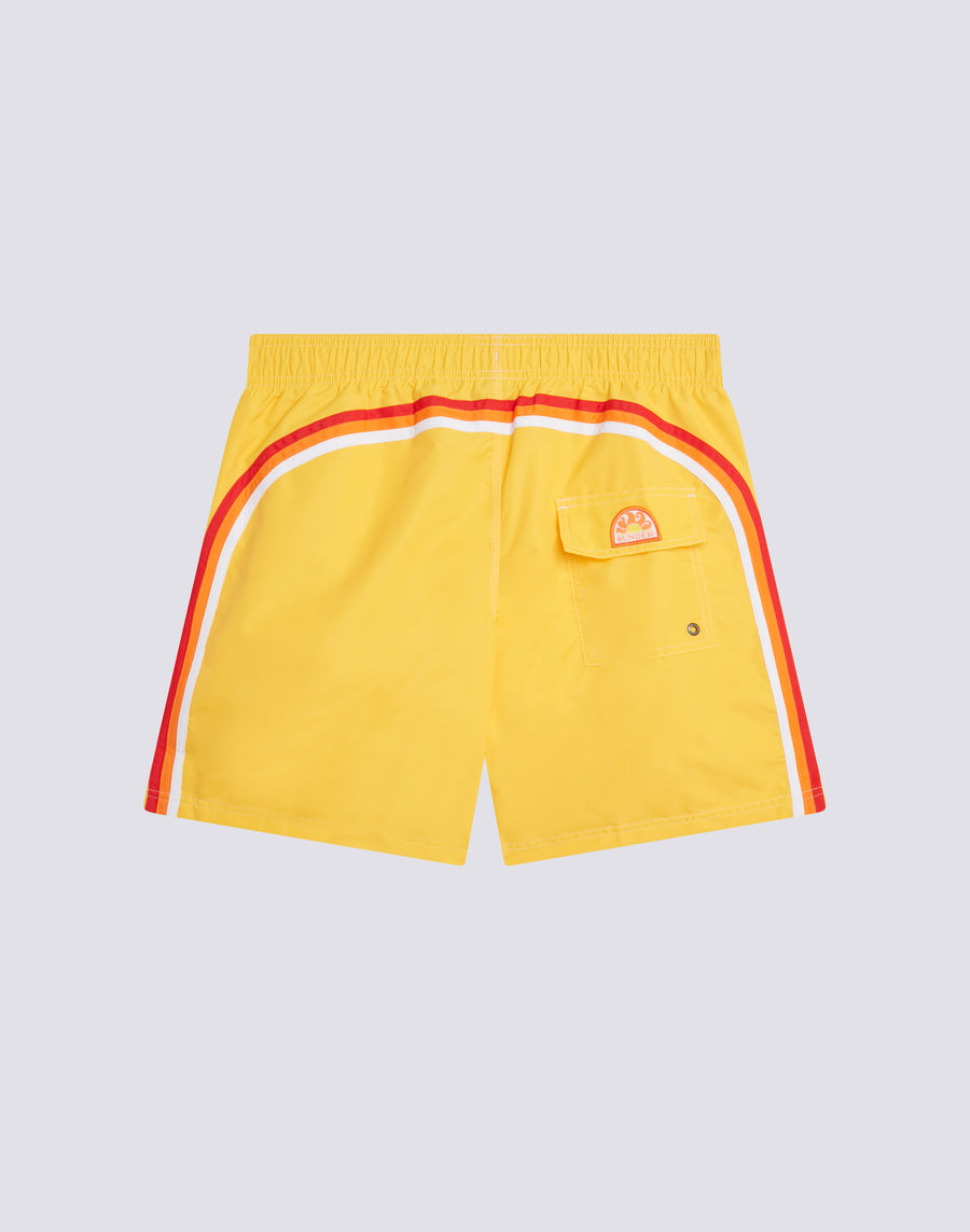 Sundek COSTUME DA BAGNO CORTO VITA ELASTICATA ICONIC TAFFETA m504bdta100-617 I Più Venduti