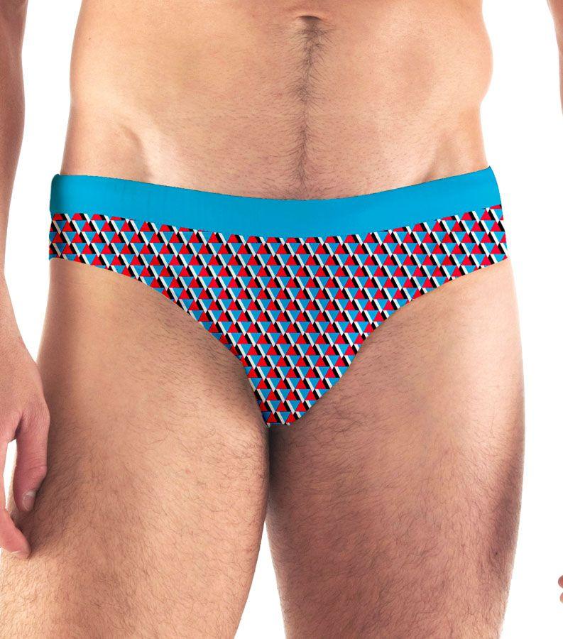 Zeybra SLIP UOMO GEOMETRICO HAWAII Qualità Garantita