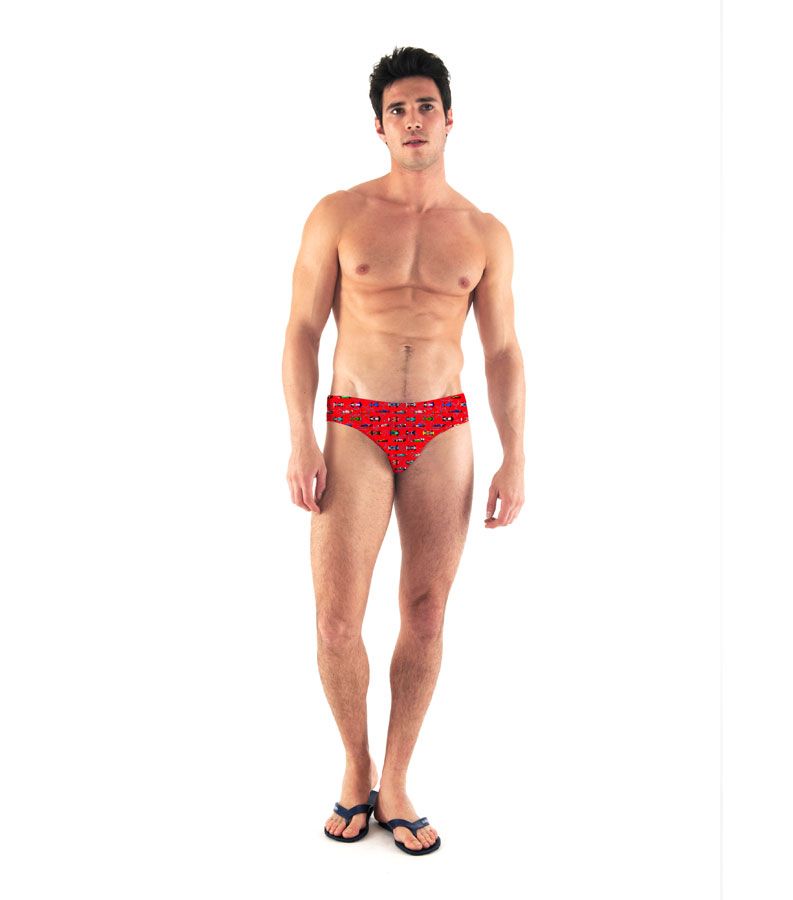 Zeybra SLIP UOMO FORMULA 1 RED RACE Consegna Veloce