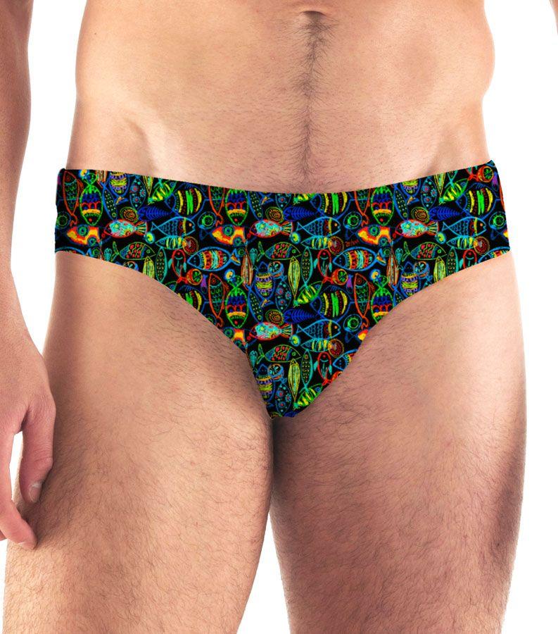 Zeybra SLIP UOMO PESCI CRAYON NERO Promozione Limitata