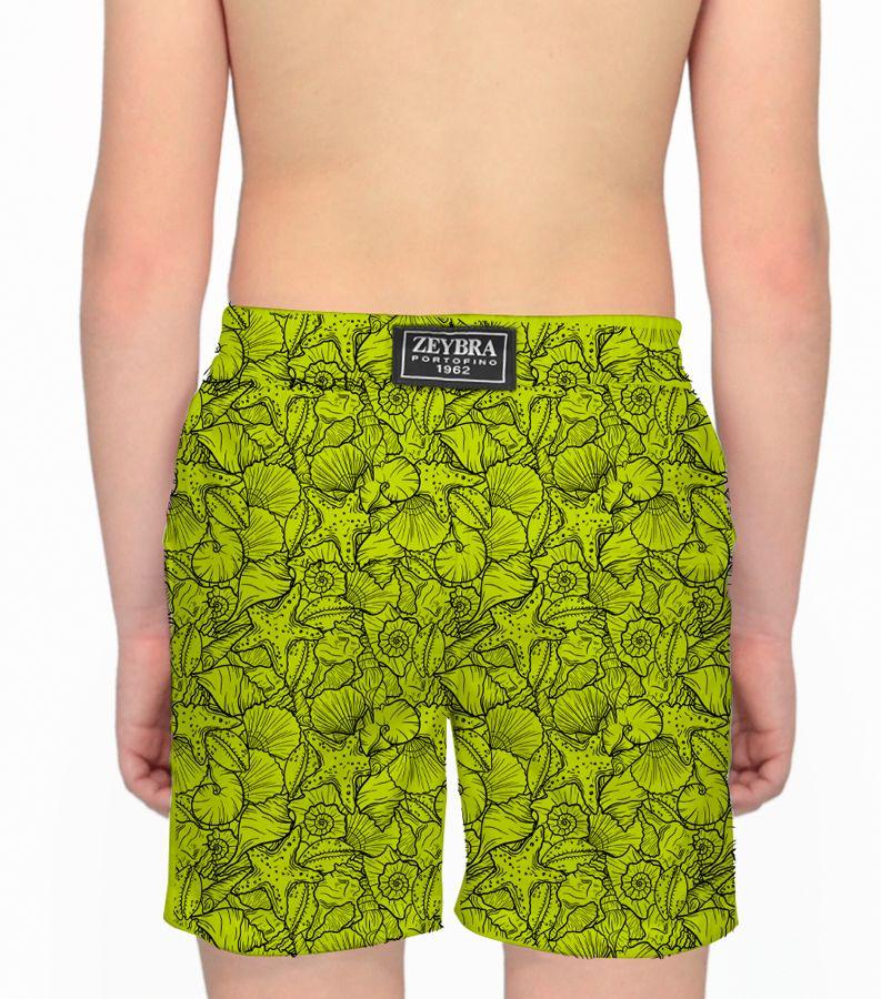 Zeybra COSTUME BAMBINO FLUO PRINT GIALLO FLUO Italia