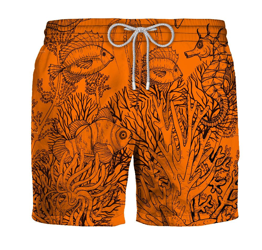 Zeybra COSTUME BAMBINO FLUO PRINT ORANGE FLUO In Linea
