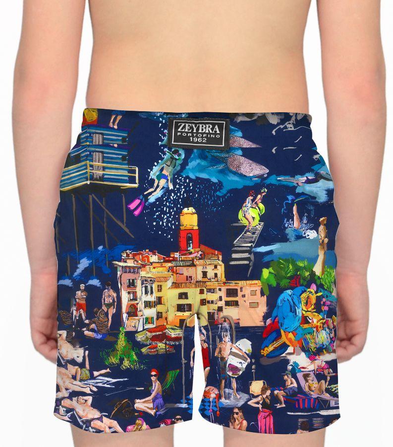 Zeybra COSTUME BAMBINO ESTATE BLU Nuovo