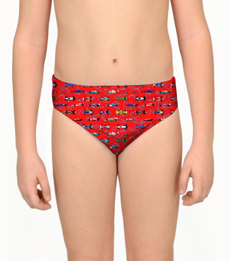 Zeybra SLIP BAMBINO FORMULA 1 RED RACE Saldi