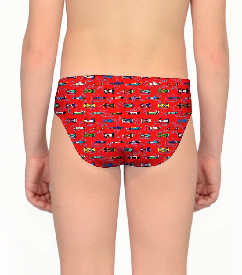 Zeybra SLIP BAMBINO FORMULA 1 RED RACE Saldi