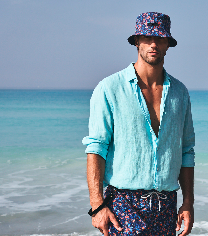 Zeybra CAPPELLO DA PESCATORE UNISEX FIORI FLUO Nuova