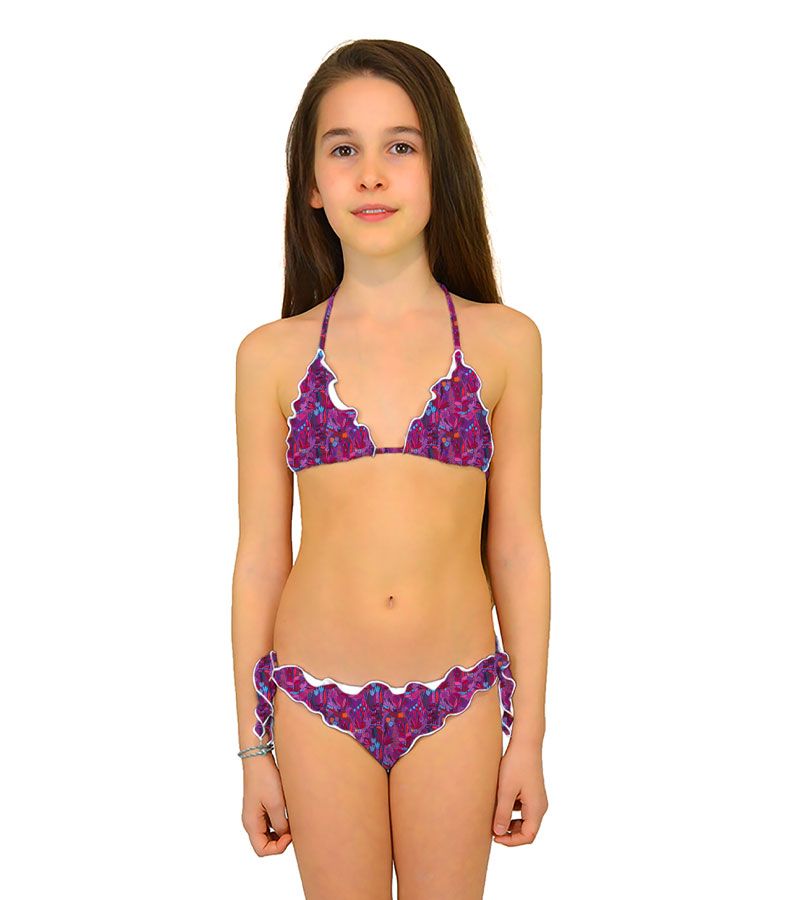 Zeybra SLIP BAMBINA ARRICCIATO BOTANIC FUXIA Vendita