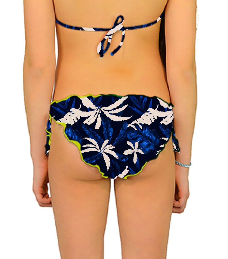 Zeybra SLIP BAMBINA REVERSIBILE FORESTA BLU Pezzi Unici