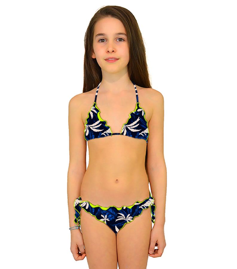 Zeybra TRIANGOLO BAMBINA REVERSIBILE FORESTA BLU Soddisfazione Garantita