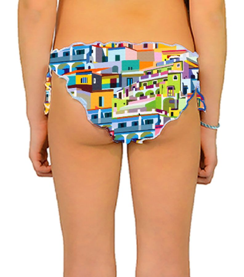 Zeybra SLIP BAMBINA REVERSIBILE AMALFI GIALLO Negozi Online