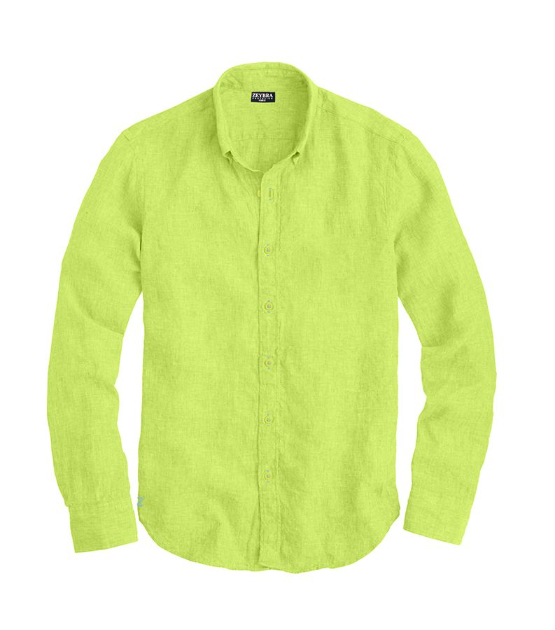 Zeybra CAMICIA UOMO LINO ACIDO Fino Al -60%