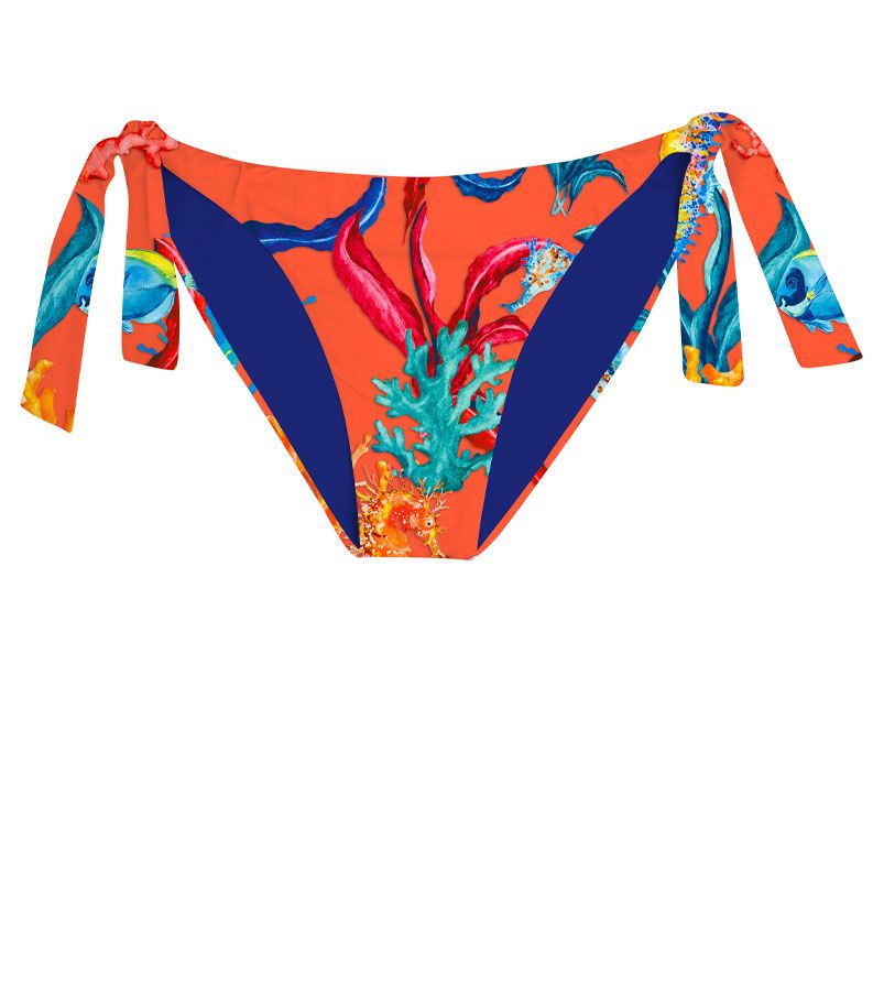 Zeybra SLIP DONNA REVERSIBILE CORALLI ORANGE Presa