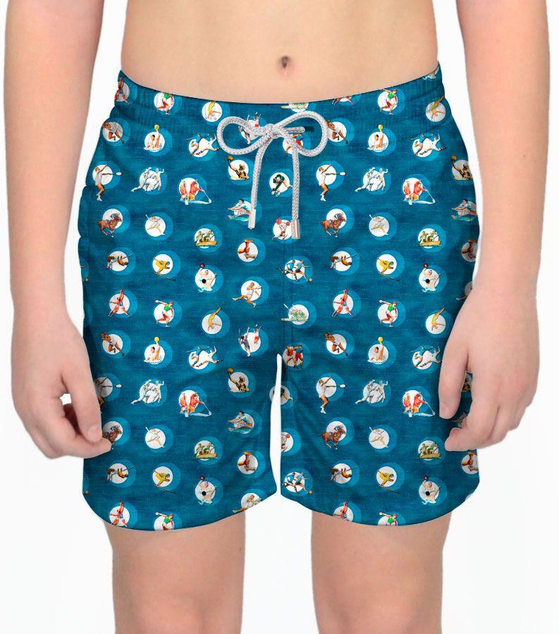 Zeybra COSTUME BAMBINO OLIMPIADI BLU Nuovo