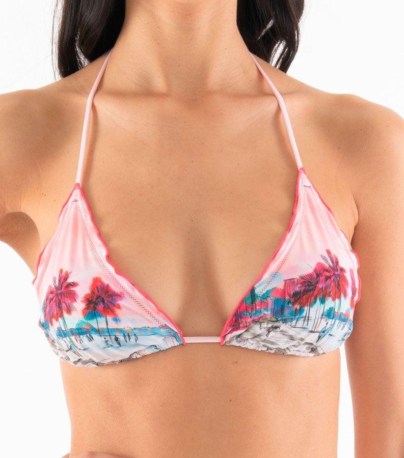 Zeybra TRIANGOLO DONNA ARRICCIATO BRASILE ROSA 50% di sconto per tempo limitato