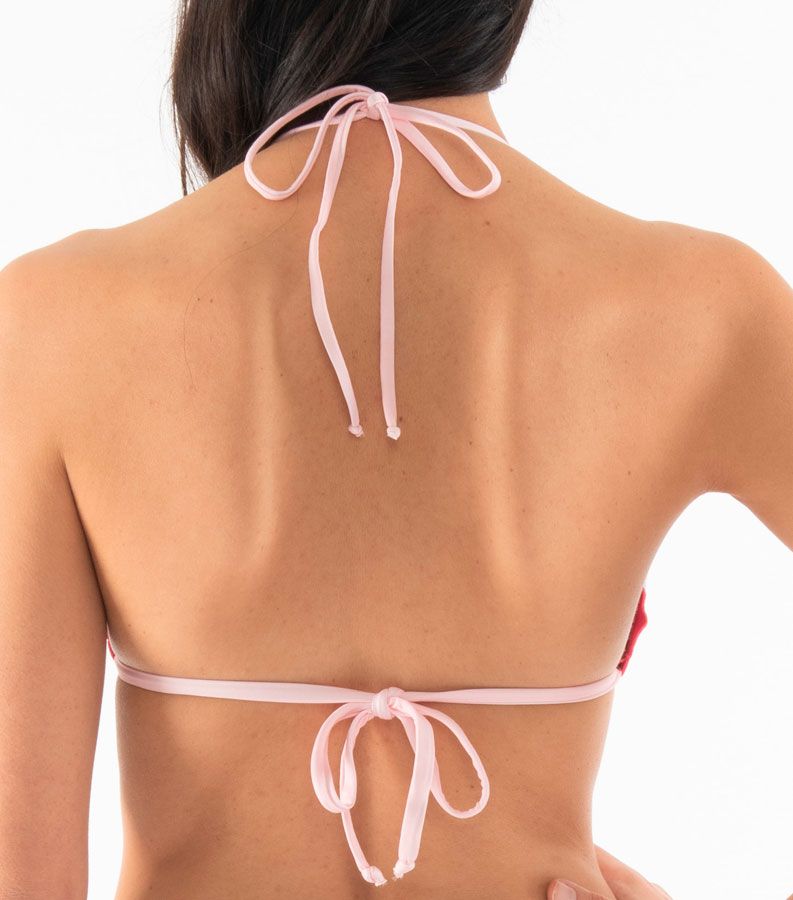 Zeybra TRIANGOLO DONNA ARRICCIATO BRASILE ROSA 50% di sconto per tempo limitato