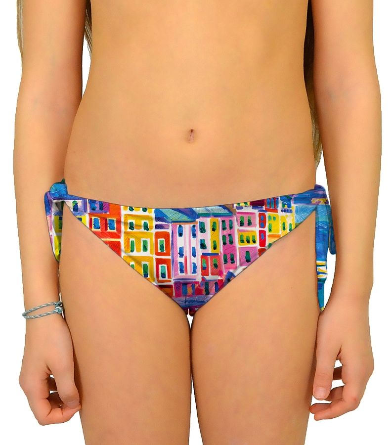 Zeybra SLIP BAMBINA REVERSIBILE PORTOFINO ELETTRICO Qualità Garantita