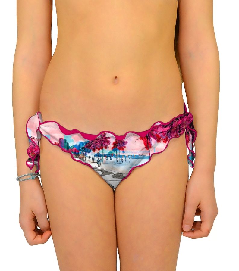Zeybra SLIP BAMBINA ARRICCIATO BRASILE ROSA Consegna Veloce