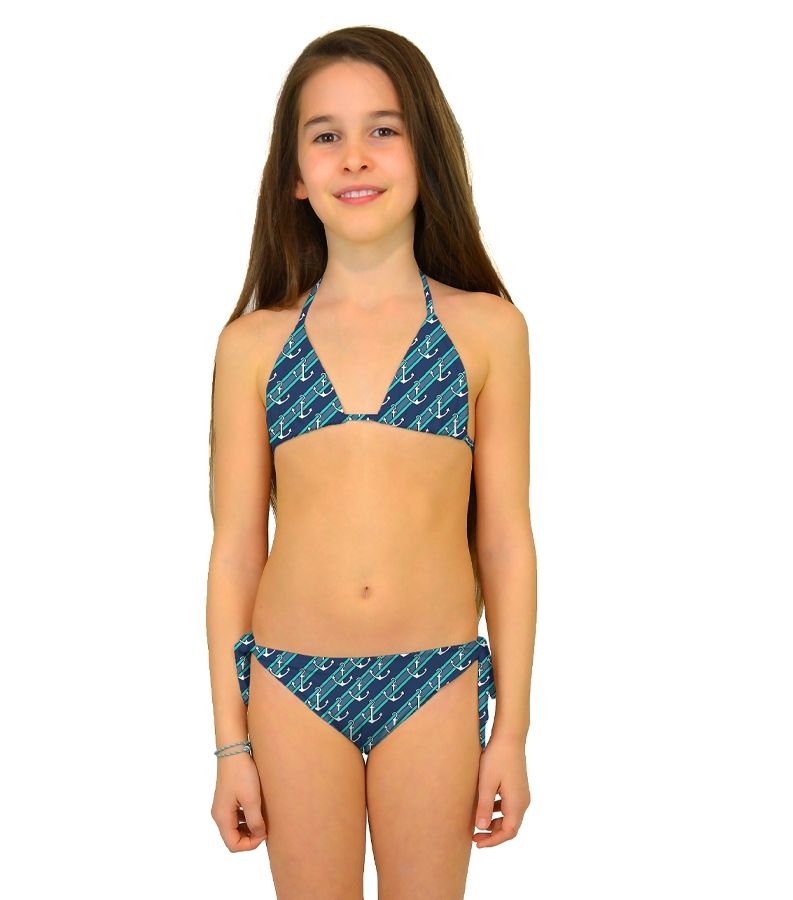 Zeybra TRIANGOLO BAMBINA REVERSIBILE ANCORE BALI Fino Al -60%