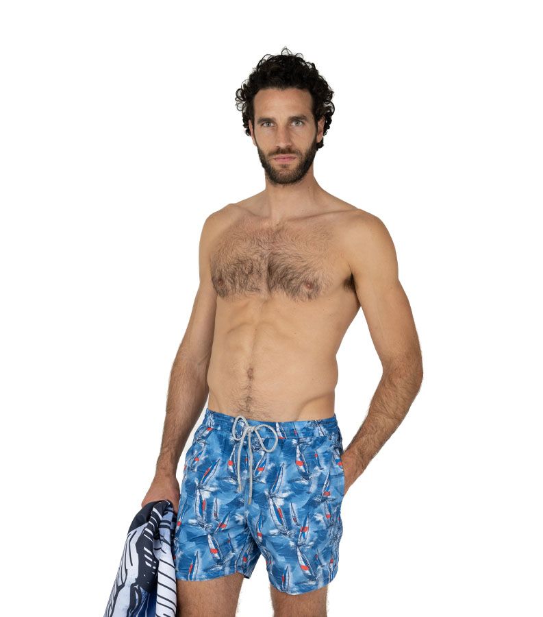 Zeybra COSTUME UOMO BARCHE A VELA RECYCLED Fornitura limitata