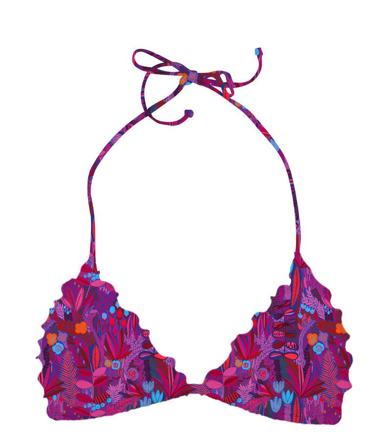 Zeybra TRIANGOLO DONNA BOTANIC FUXIA Sottocosto