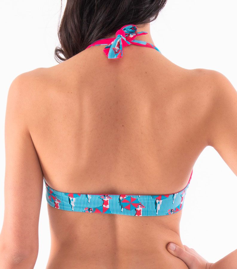 Zeybra TRIANGOLO DONNA VELA REVERSIBILE OMBRELLONI HAWAII Offerta