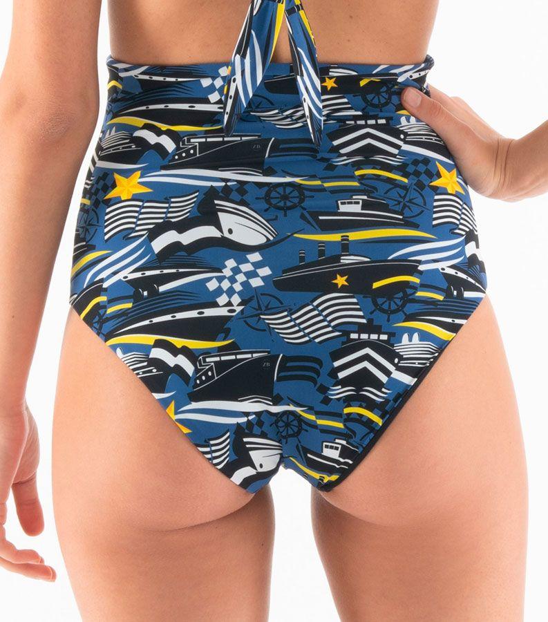 Zeybra SLIP VITA ALTA DONNA REVERSIBILE NAUTICO BLU Saldi