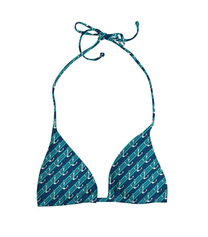 Zeybra TRIANGOLO DONNA REVERSIBILE ANCORE BALI Vendita Calda