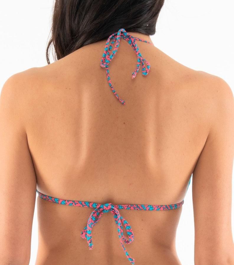 Zeybra TRIANGOLO DONNA REVERSIBILE DELFINI PINK Vendita Economica