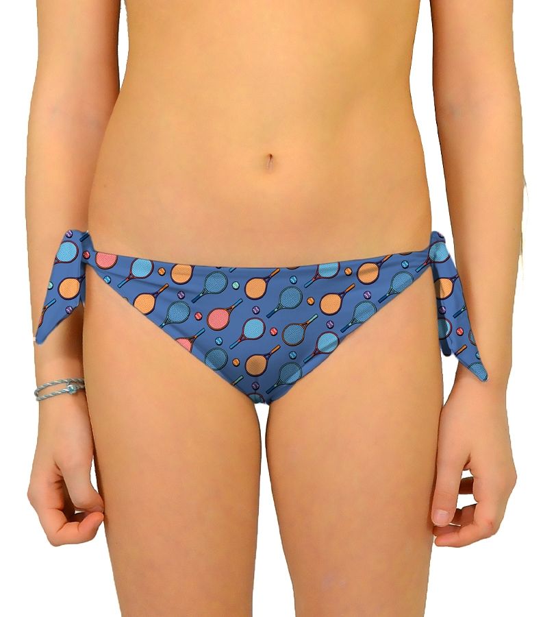 Zeybra SLIP BAMBINA REVERSIBILE TENNIS COBALTO Nuova