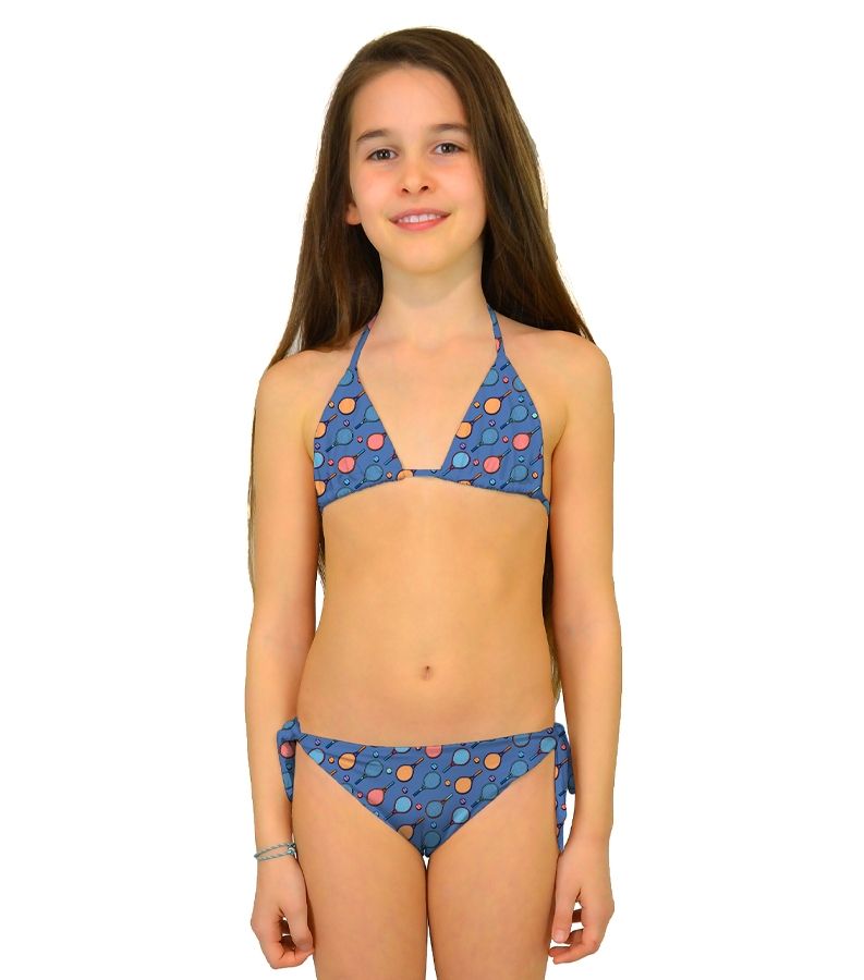 Zeybra TRIANGOLO BAMBINA REVERSIBILE TENNIS COBALTO Offerta speciale