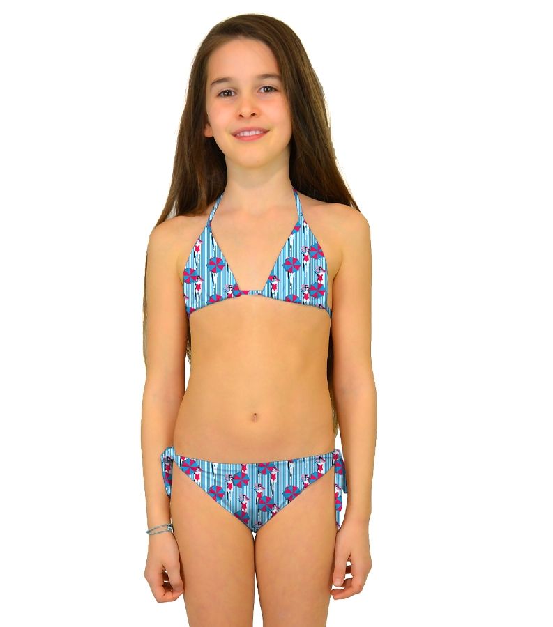 Zeybra TRIANGOLO BAMBINA REVERSIBILE OMBRELLONI HAWAY Comprare a buon mercato