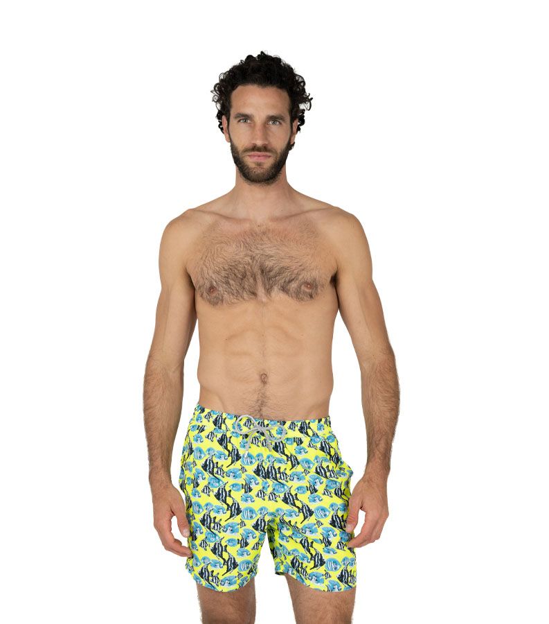 Zeybra COSTUME UOMO PESCI RECYCLED GIALLO FLUO Offerte stagionali