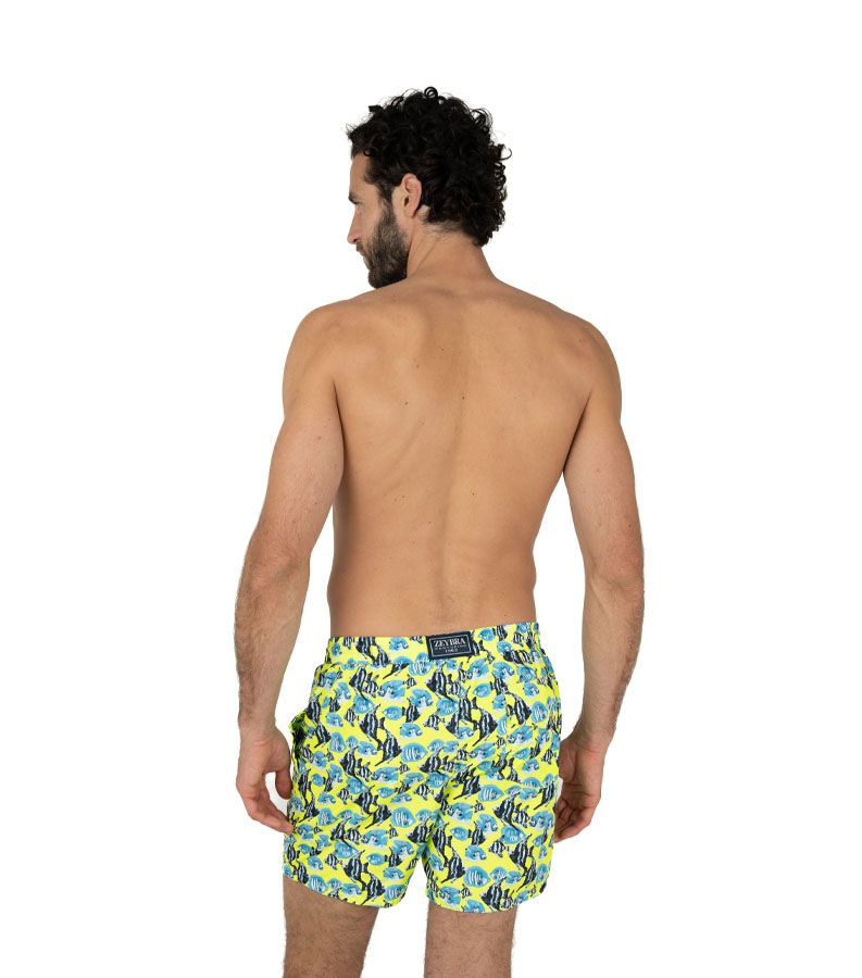 Zeybra COSTUME UOMO PESCI RECYCLED GIALLO FLUO Offerte stagionali