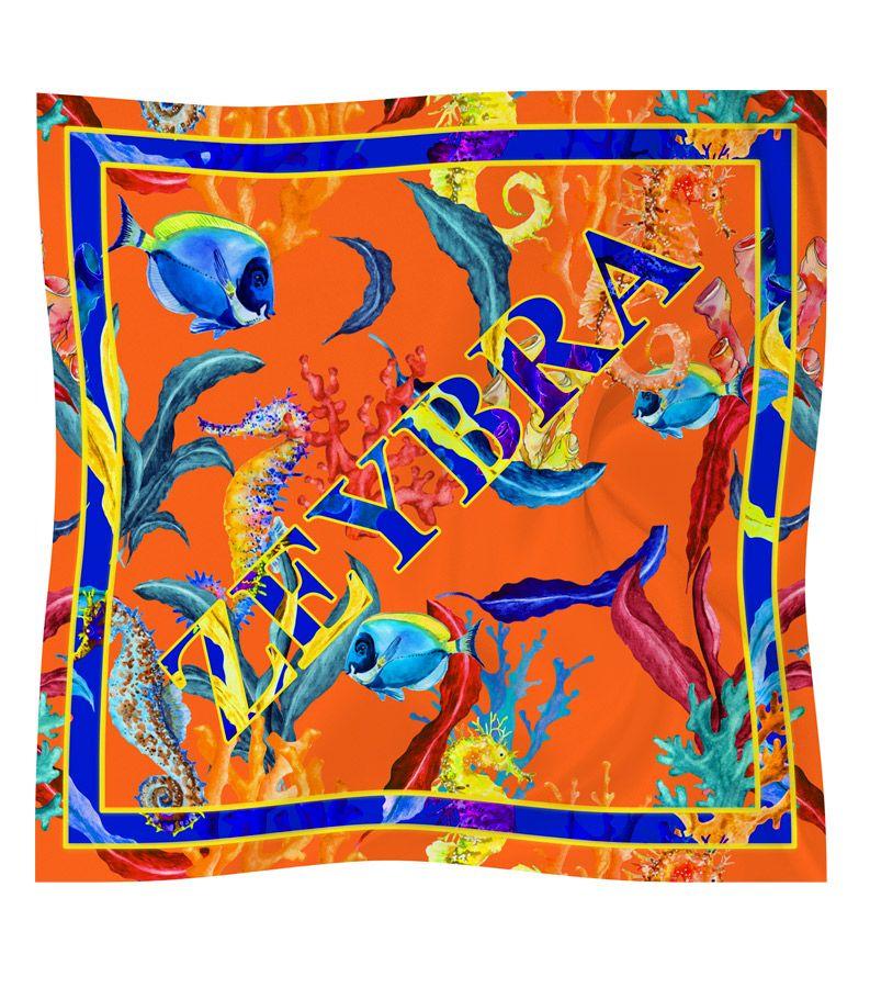 Zeybra FOULARD DONNA CORALLI ORANGE Ritorno libero