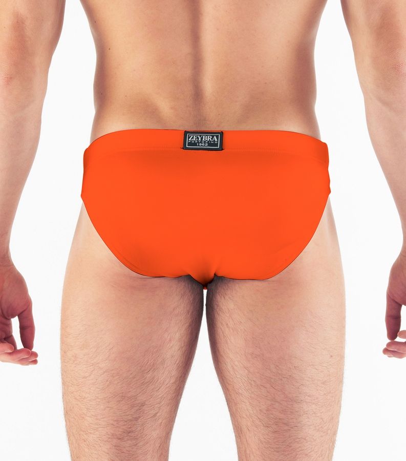 Zeybra SLIP UOMO TINTA UNITA ORANGE FLUO Offerta speciale della fabbrica