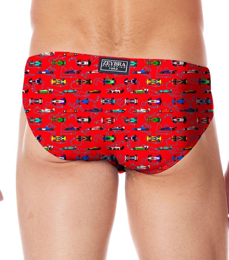 Zeybra SLIP ALTO UOMO FORMULA 1 RED RACE Discount Store per i nuovi prodotti