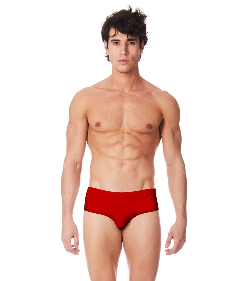 Zeybra SLIP ALTO UOMO TINTA UNITA RED RACE Super sconto