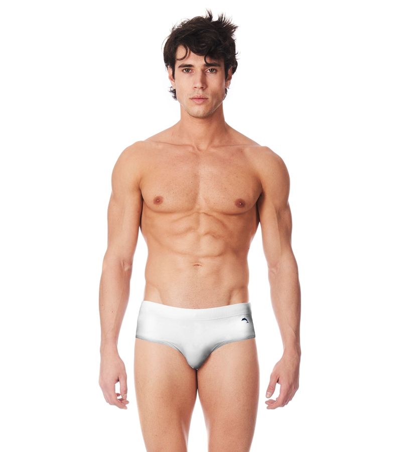 Zeybra SLIP ALTO UOMO TINTA UNITA BIANCO Enormi sconti
