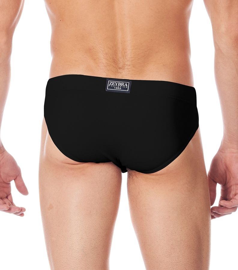 Zeybra SLIP ALTO UOMO TINTA UNITA BLACK 50% di sconto con spedizione gratuita