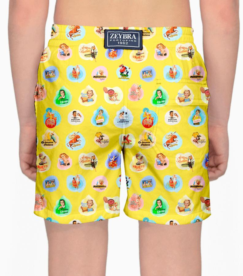 Zeybra COSTUME BAMBINO POSTER CANARINO In vendita