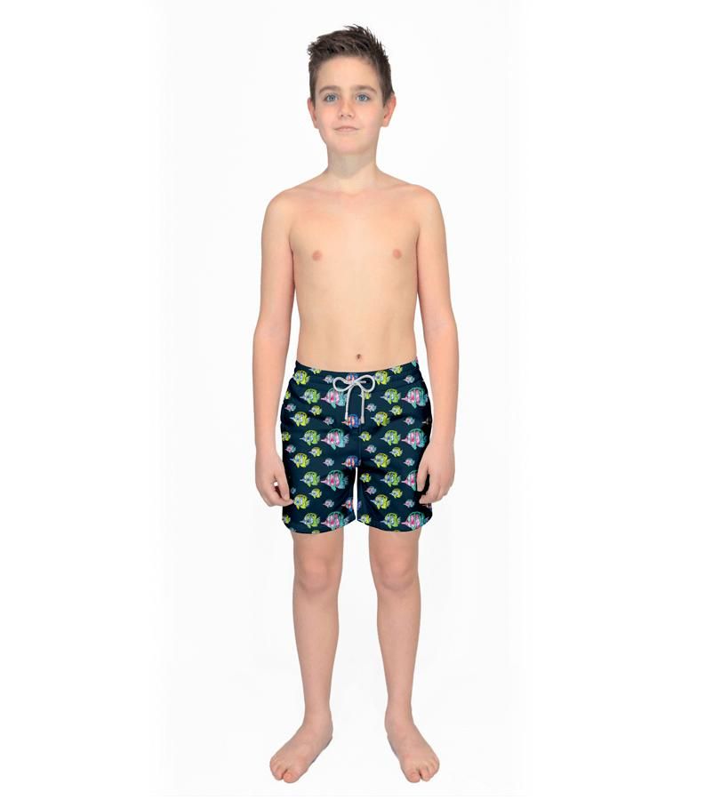 Zeybra COSTUME BAMBINO PESCI FLUO NERO Duty-free