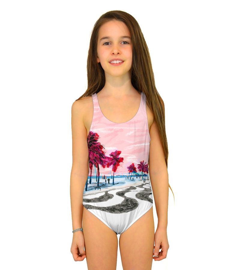 Zeybra COSTUME INTERO BAMBINA BRASILE ROSA Shopping Online