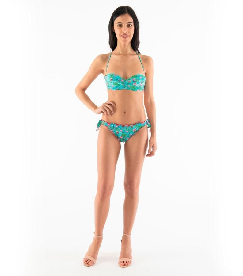 Zeybra SLIP DONNA ARRICCIATO FENICOTTERI ACQUA Negozio