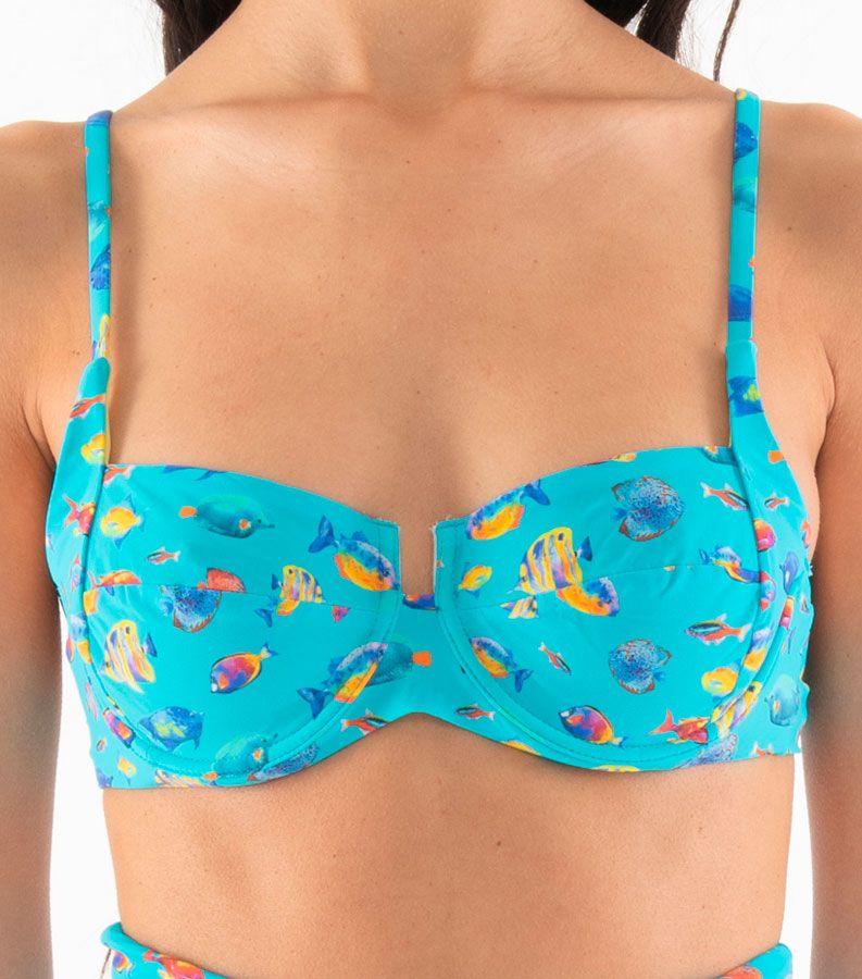 Zeybra COSTUME DONNA A BALCONCINO PESCI HAWAY Prezzo di fabbrica