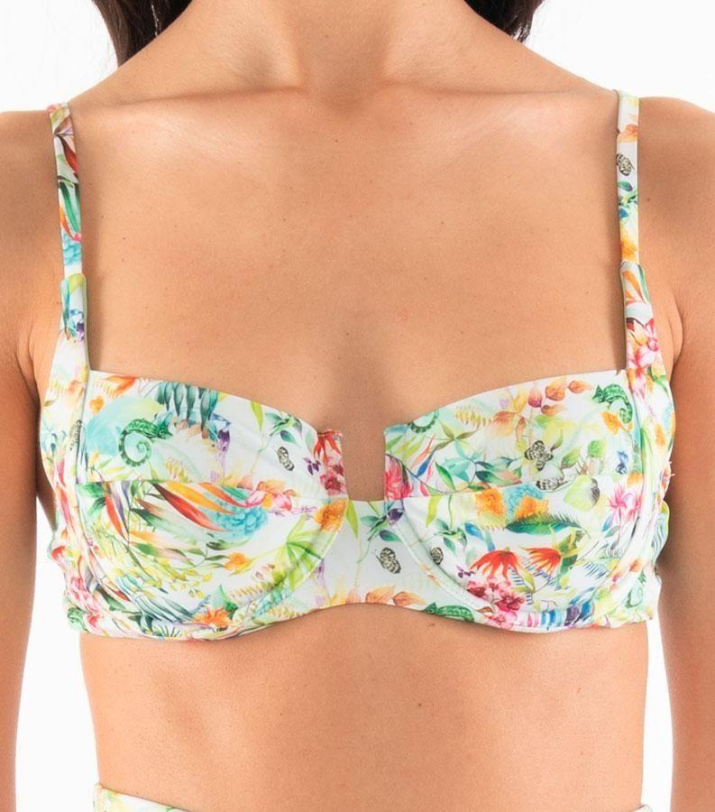 Zeybra COSTUME DONNA A BALCONCINO BOTANIC BIANCO Offerta speciale