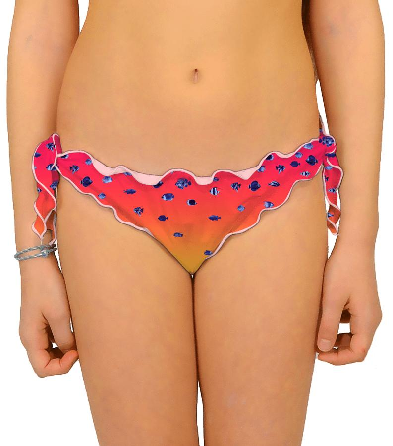 Zeybra SLIP BAMBINA PESCI SFUMATO CORALLO FLUO Offerta San Valentino